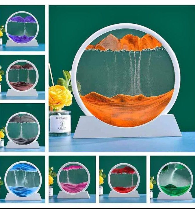 Moving Sand Art Liquid Motion - Moving Sand Art Picture Decor 3D